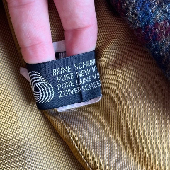 Schneiders Salzburg Austrian Heritage 100% Pure Virgin Wool Plaid Blazer Size 8✨ - Picture 6 of 8